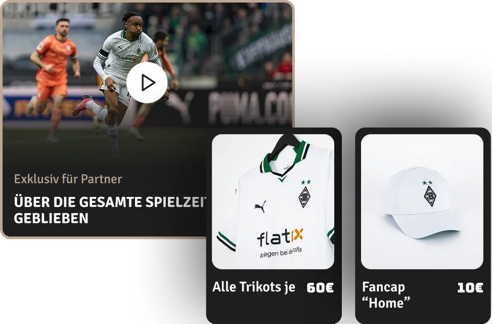 Exklusive Inhalte und Coupons für Fanartikel als Belohnungen in der Fohlen-App